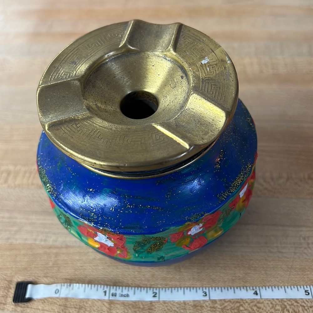 Vintage Brass Ashtray